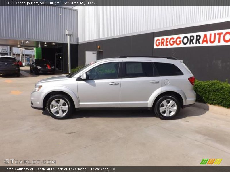 Bright Silver Metallic / Black 2012 Dodge Journey SXT