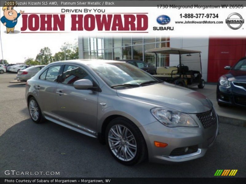 Platinum Silver Metallic / Black 2011 Suzuki Kizashi SLS AWD