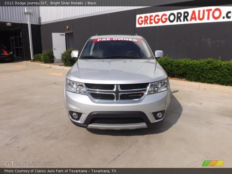 Bright Silver Metallic / Black 2012 Dodge Journey SXT