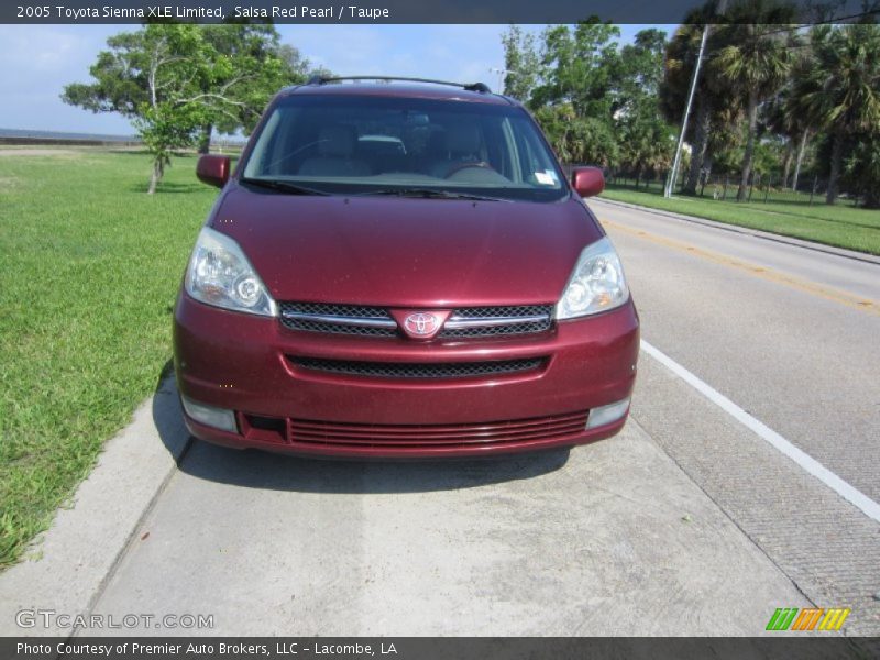 Salsa Red Pearl / Taupe 2005 Toyota Sienna XLE Limited