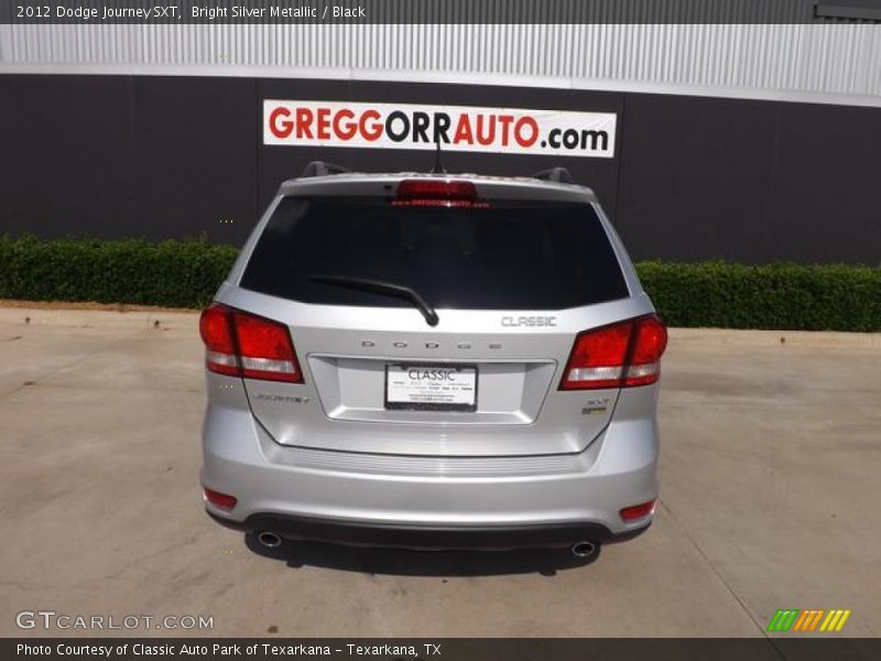 Bright Silver Metallic / Black 2012 Dodge Journey SXT