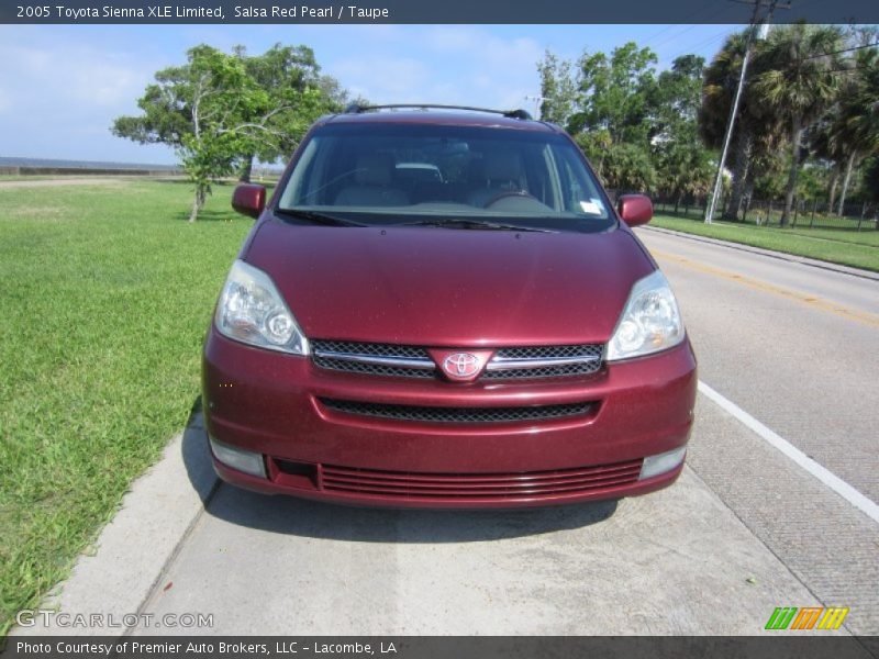 Salsa Red Pearl / Taupe 2005 Toyota Sienna XLE Limited