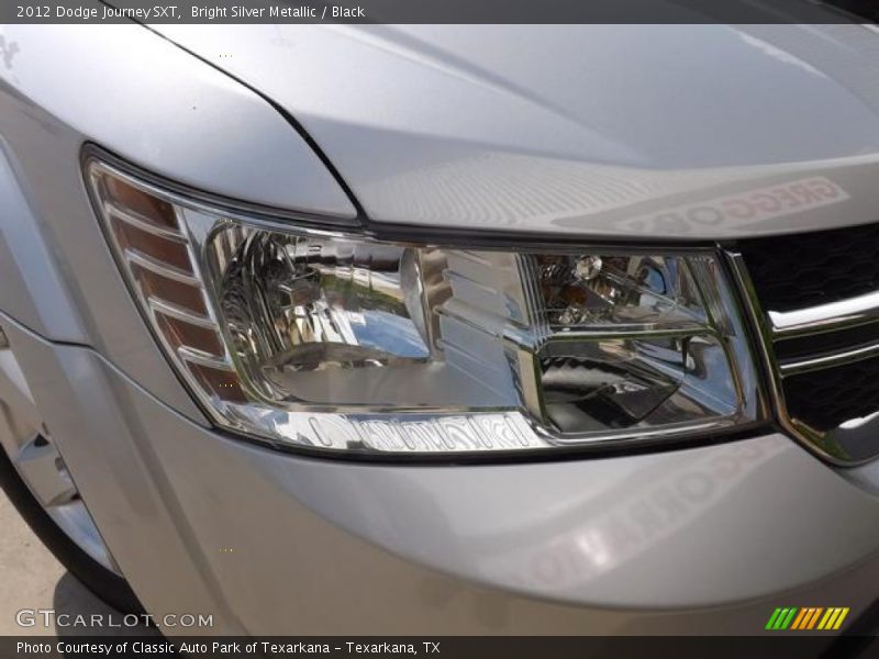 Bright Silver Metallic / Black 2012 Dodge Journey SXT