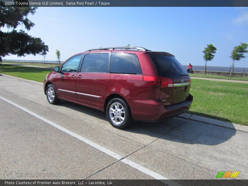 Salsa Red Pearl / Taupe 2005 Toyota Sienna XLE Limited