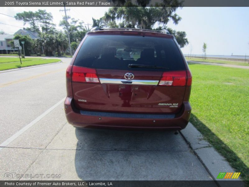 Salsa Red Pearl / Taupe 2005 Toyota Sienna XLE Limited
