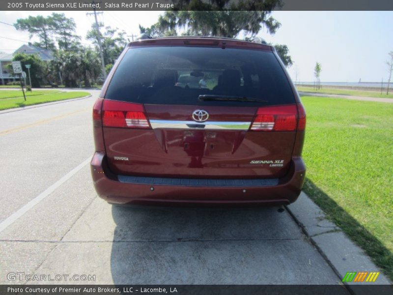 Salsa Red Pearl / Taupe 2005 Toyota Sienna XLE Limited