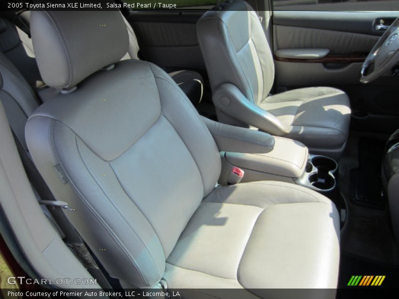 Salsa Red Pearl / Taupe 2005 Toyota Sienna XLE Limited