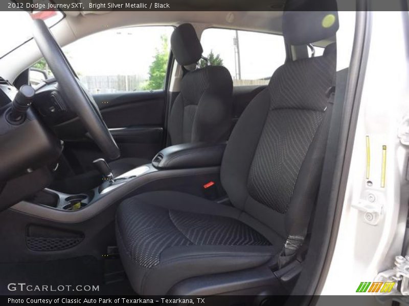 Bright Silver Metallic / Black 2012 Dodge Journey SXT
