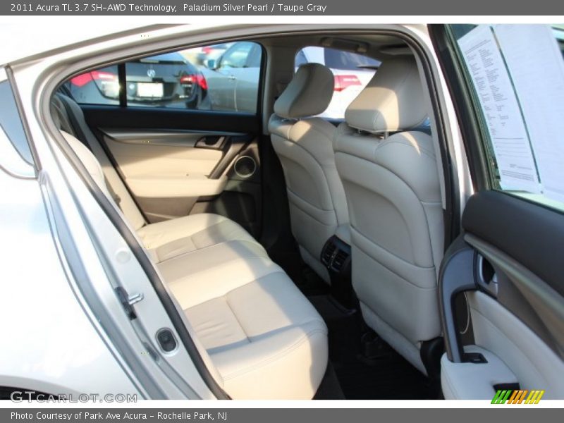 Paladium Silver Pearl / Taupe Gray 2011 Acura TL 3.7 SH-AWD Technology