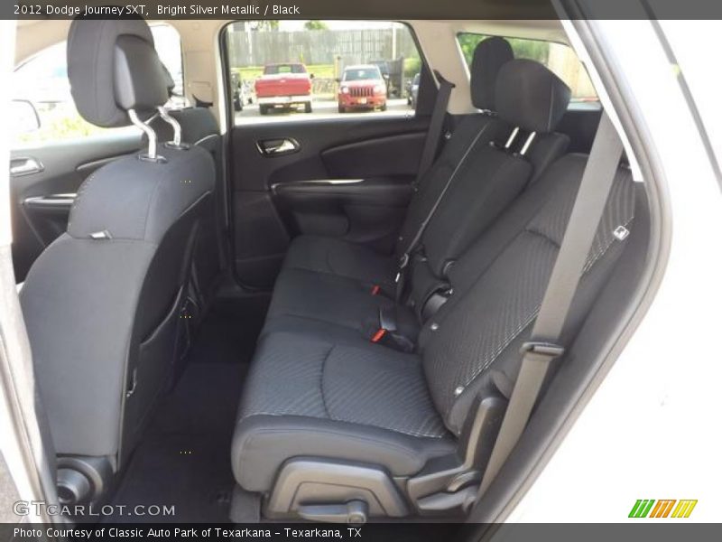 Bright Silver Metallic / Black 2012 Dodge Journey SXT