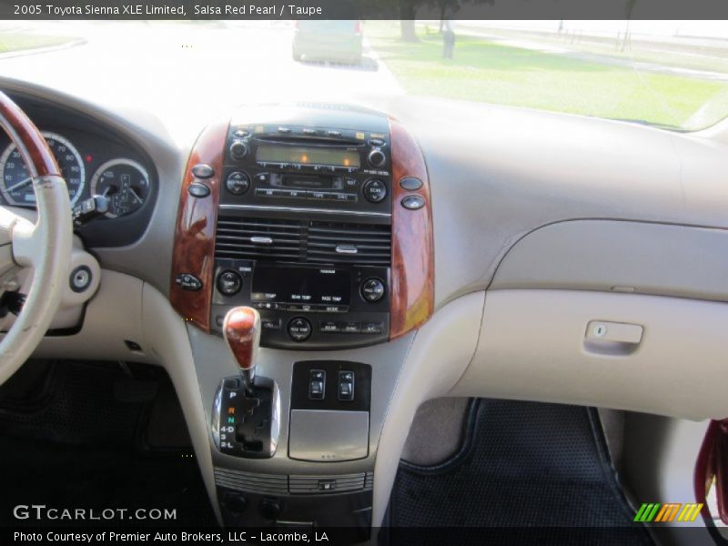 Salsa Red Pearl / Taupe 2005 Toyota Sienna XLE Limited