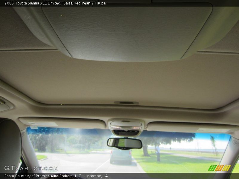 Salsa Red Pearl / Taupe 2005 Toyota Sienna XLE Limited