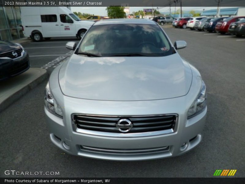 Brilliant Silver / Charcoal 2013 Nissan Maxima 3.5 SV