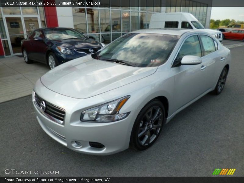 Brilliant Silver / Charcoal 2013 Nissan Maxima 3.5 SV