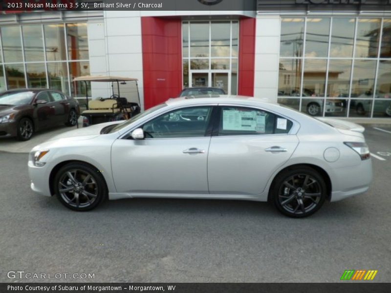 Brilliant Silver / Charcoal 2013 Nissan Maxima 3.5 SV