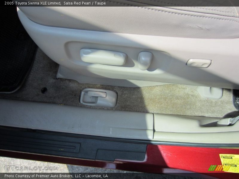 Salsa Red Pearl / Taupe 2005 Toyota Sienna XLE Limited