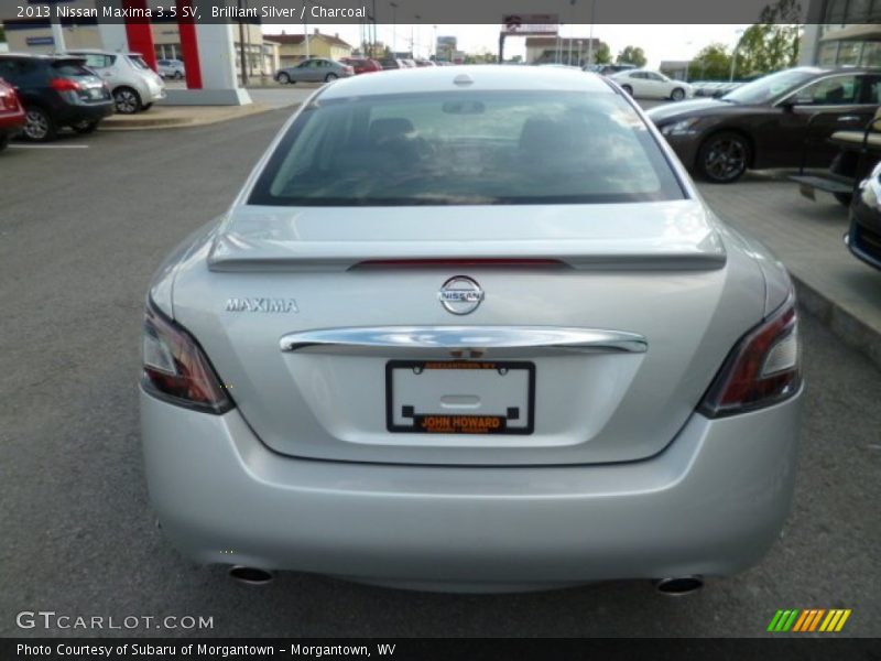 Brilliant Silver / Charcoal 2013 Nissan Maxima 3.5 SV