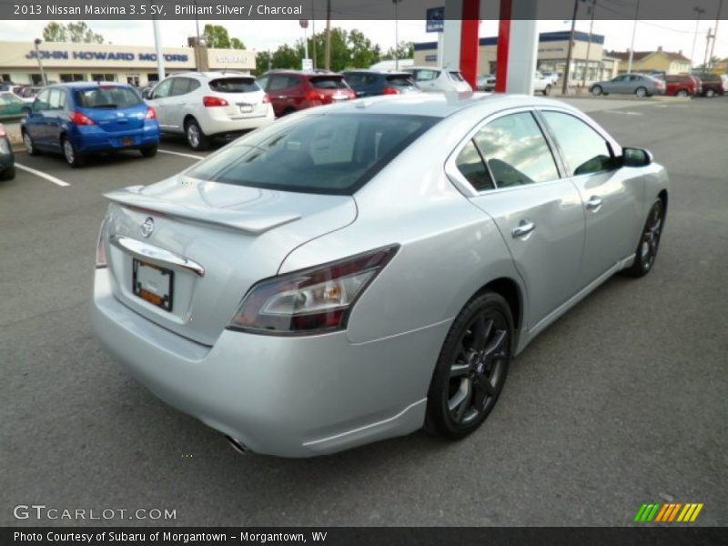 Brilliant Silver / Charcoal 2013 Nissan Maxima 3.5 SV