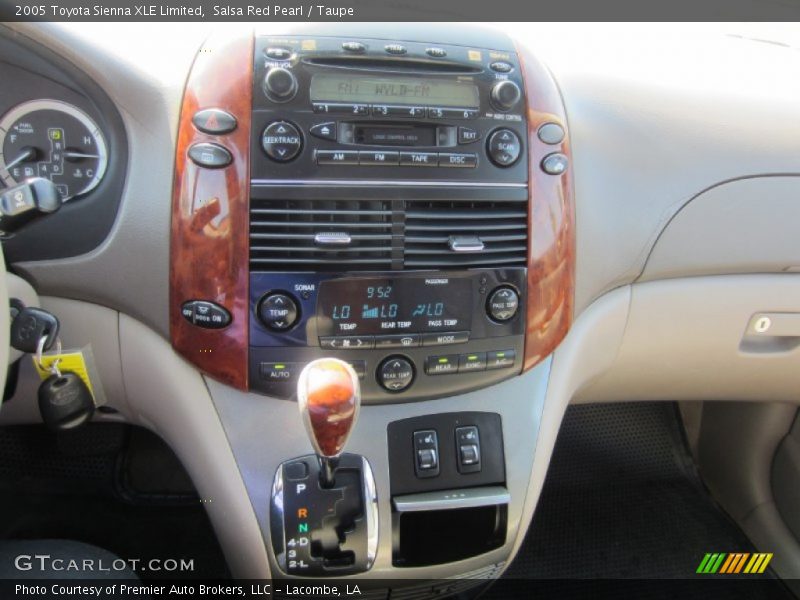 Salsa Red Pearl / Taupe 2005 Toyota Sienna XLE Limited