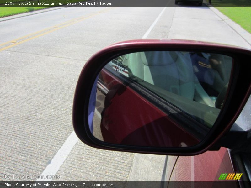 Salsa Red Pearl / Taupe 2005 Toyota Sienna XLE Limited