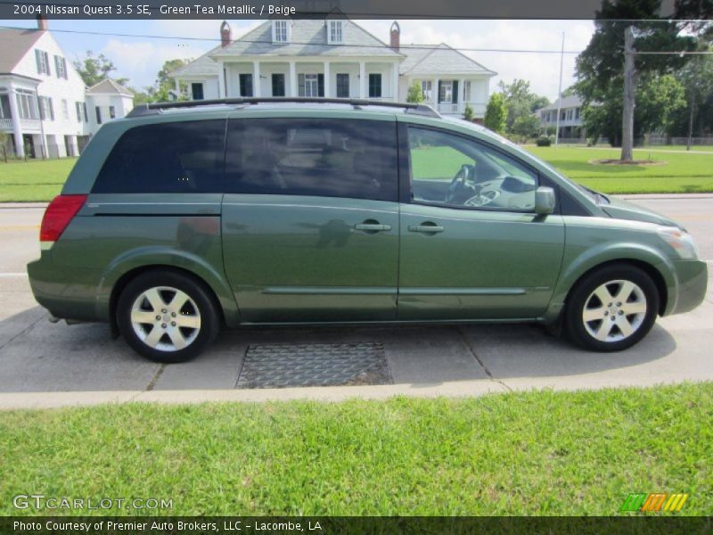 Green Tea Metallic / Beige 2004 Nissan Quest 3.5 SE