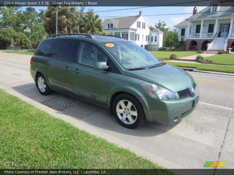 Green Tea Metallic / Beige 2004 Nissan Quest 3.5 SE