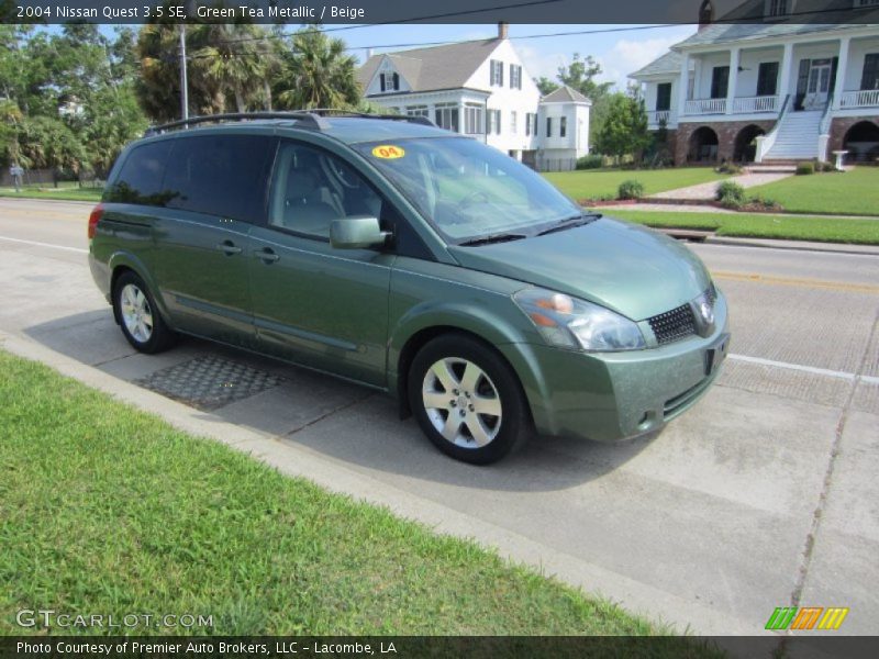 Green Tea Metallic / Beige 2004 Nissan Quest 3.5 SE