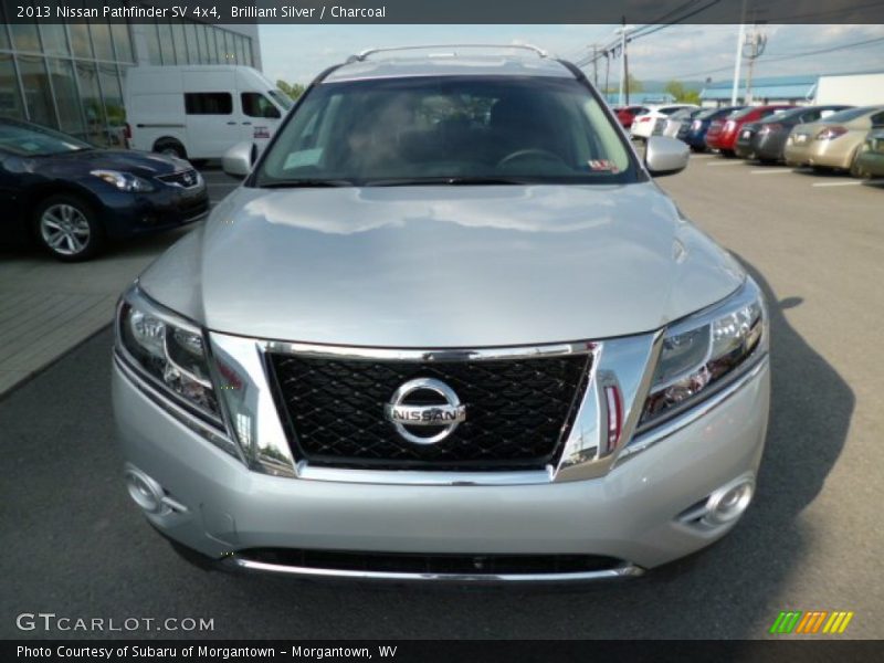 Brilliant Silver / Charcoal 2013 Nissan Pathfinder SV 4x4