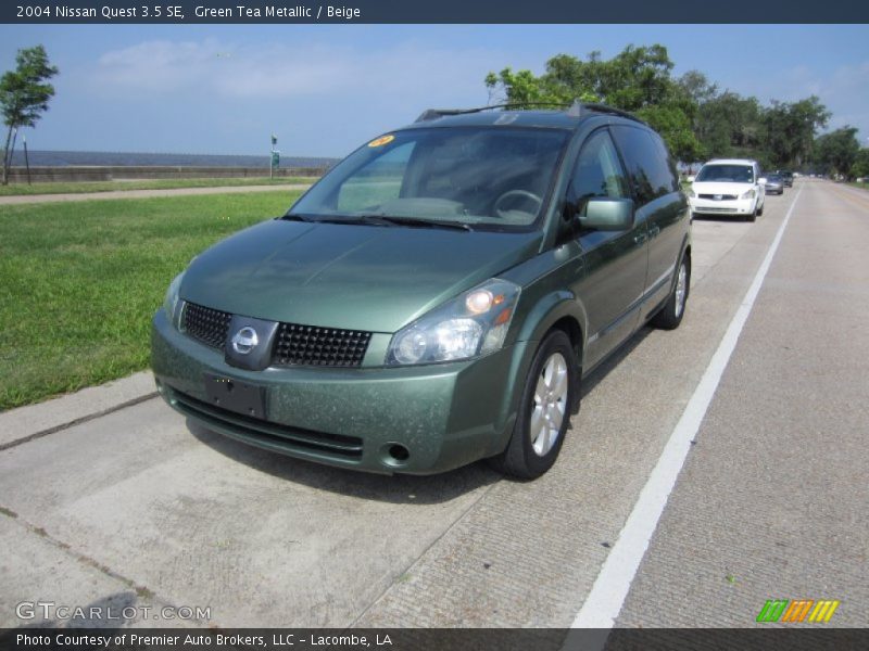 Green Tea Metallic / Beige 2004 Nissan Quest 3.5 SE
