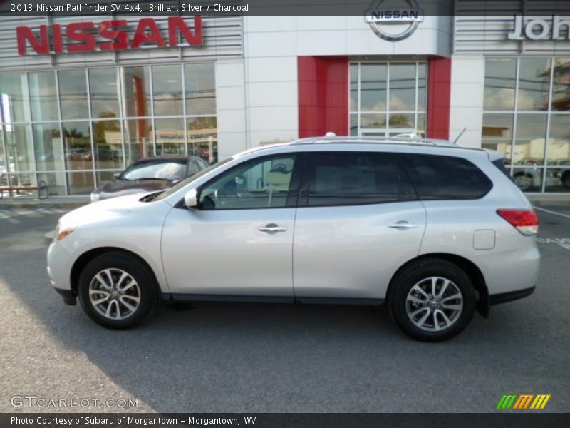 Brilliant Silver / Charcoal 2013 Nissan Pathfinder SV 4x4