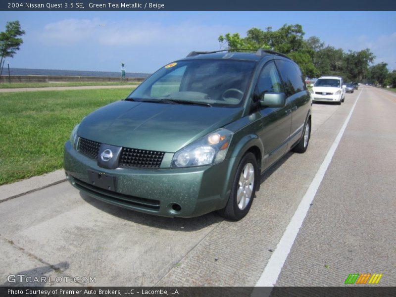 Green Tea Metallic / Beige 2004 Nissan Quest 3.5 SE