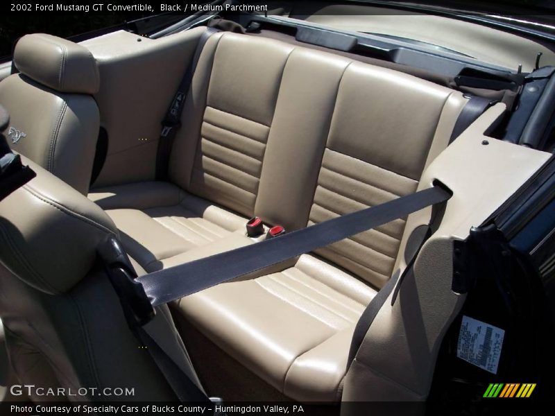 Black / Medium Parchment 2002 Ford Mustang GT Convertible