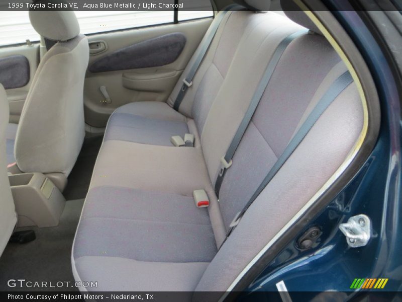 Aqua Blue Metallic / Light Charcoal 1999 Toyota Corolla VE