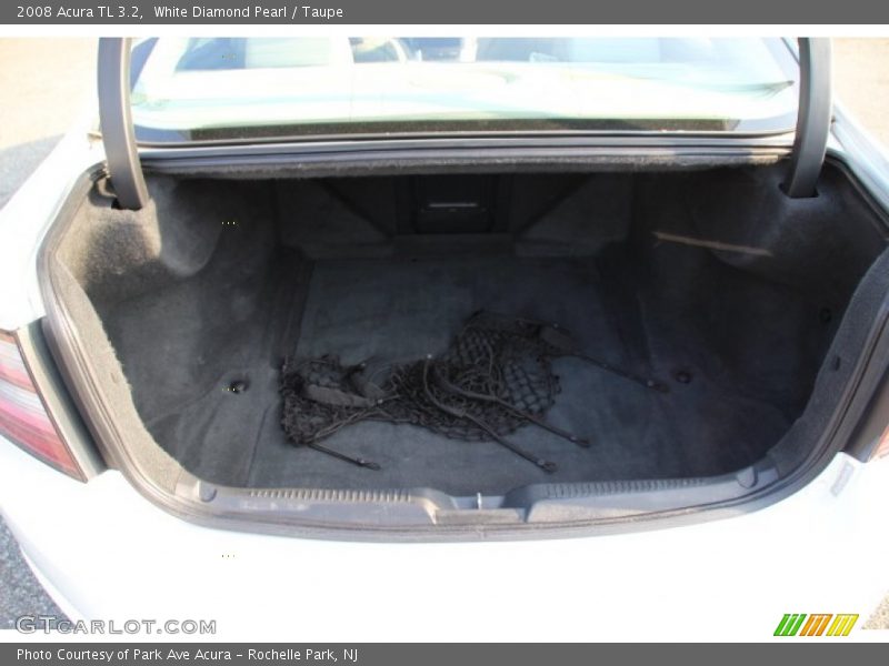 White Diamond Pearl / Taupe 2008 Acura TL 3.2