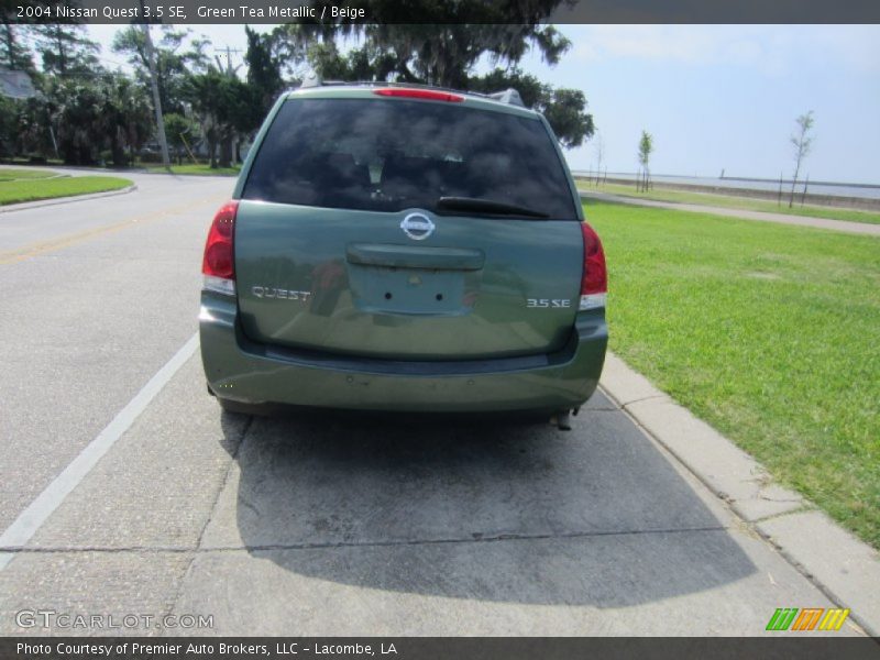 Green Tea Metallic / Beige 2004 Nissan Quest 3.5 SE