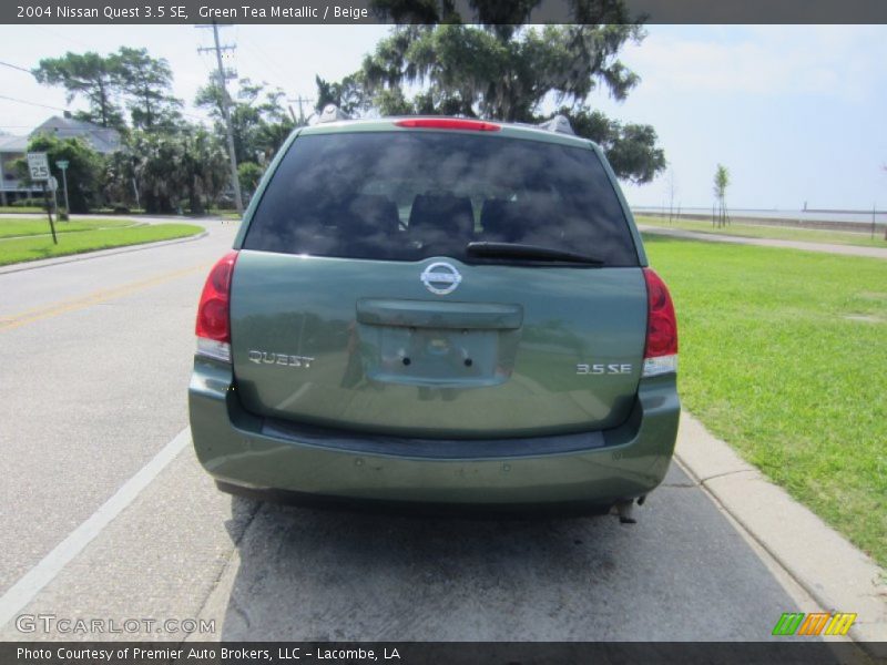 Green Tea Metallic / Beige 2004 Nissan Quest 3.5 SE