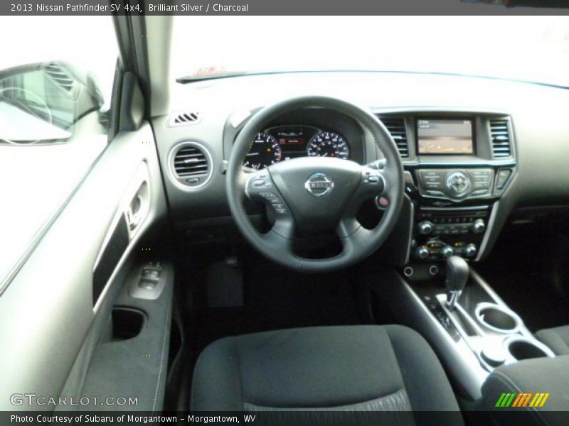 Brilliant Silver / Charcoal 2013 Nissan Pathfinder SV 4x4