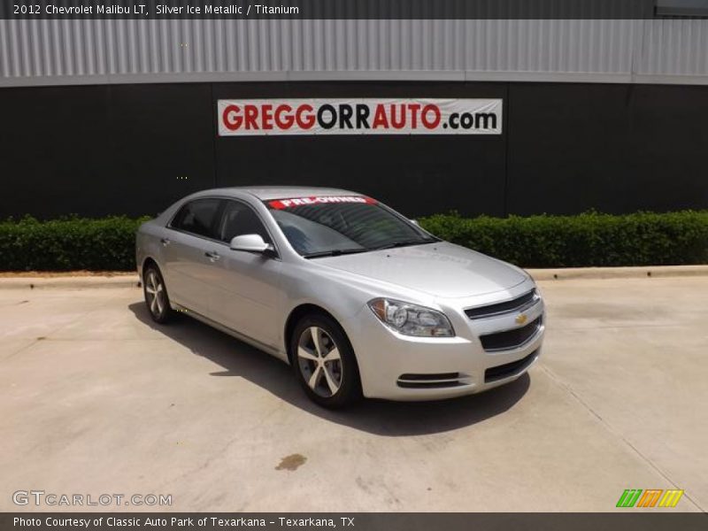 Silver Ice Metallic / Titanium 2012 Chevrolet Malibu LT