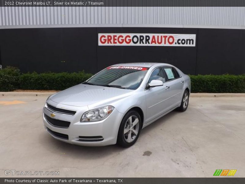 Silver Ice Metallic / Titanium 2012 Chevrolet Malibu LT