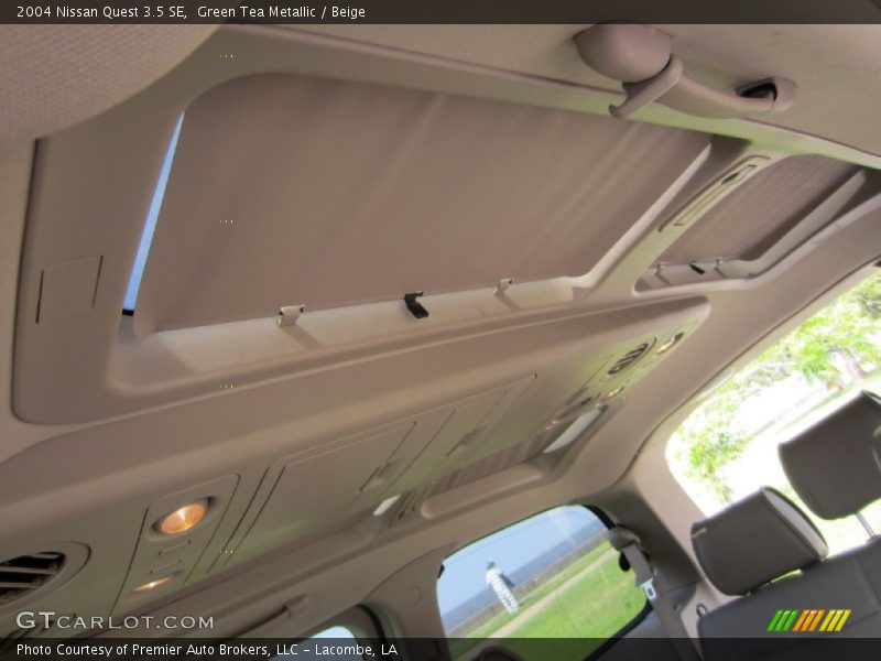 Green Tea Metallic / Beige 2004 Nissan Quest 3.5 SE