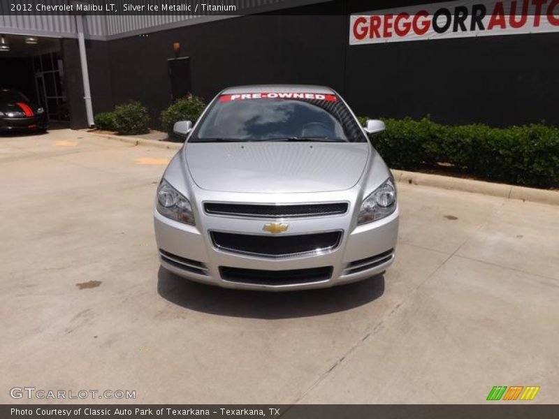 Silver Ice Metallic / Titanium 2012 Chevrolet Malibu LT