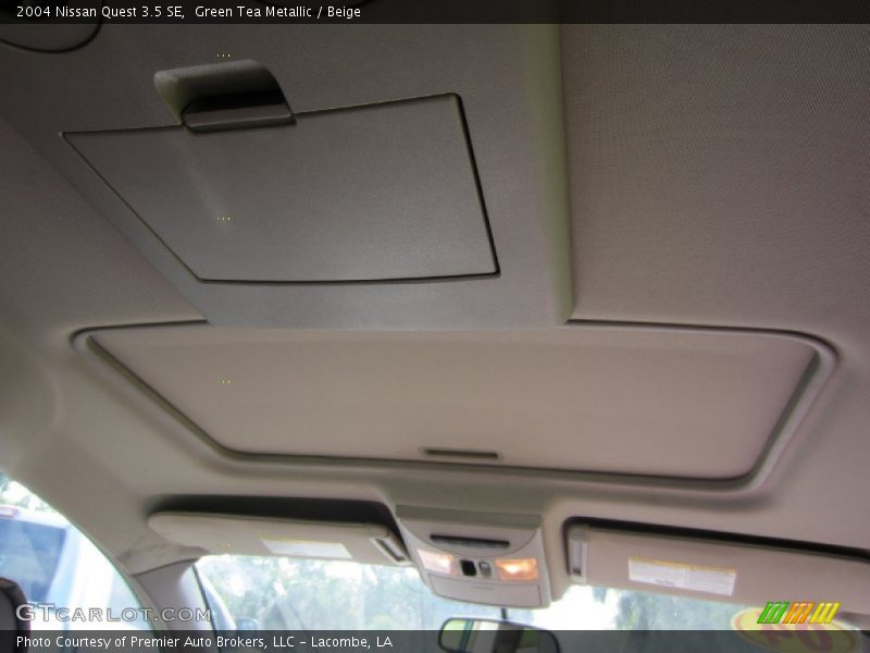 Green Tea Metallic / Beige 2004 Nissan Quest 3.5 SE