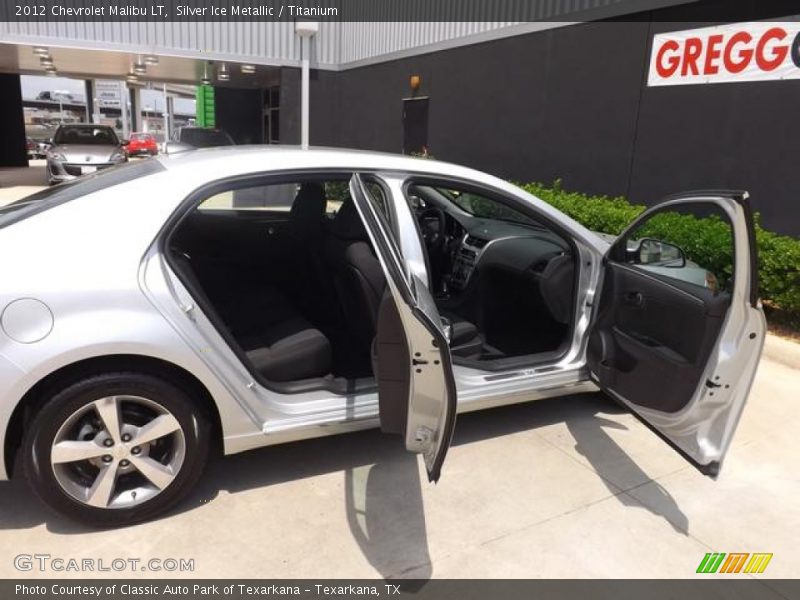 Silver Ice Metallic / Titanium 2012 Chevrolet Malibu LT