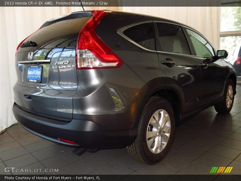 Polished Metal Metallic / Gray 2013 Honda CR-V EX AWD