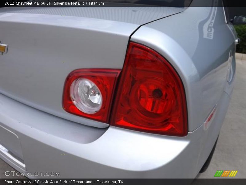 Silver Ice Metallic / Titanium 2012 Chevrolet Malibu LT