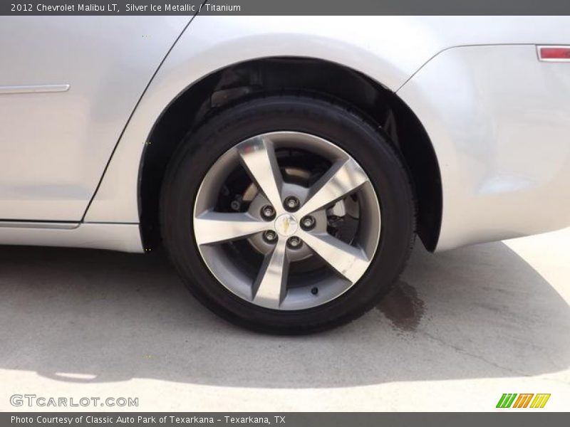Silver Ice Metallic / Titanium 2012 Chevrolet Malibu LT