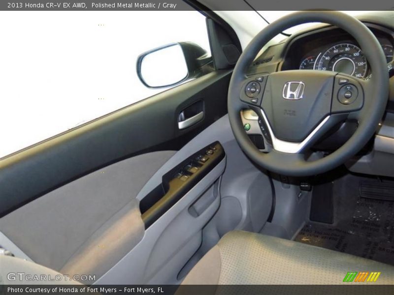 Polished Metal Metallic / Gray 2013 Honda CR-V EX AWD