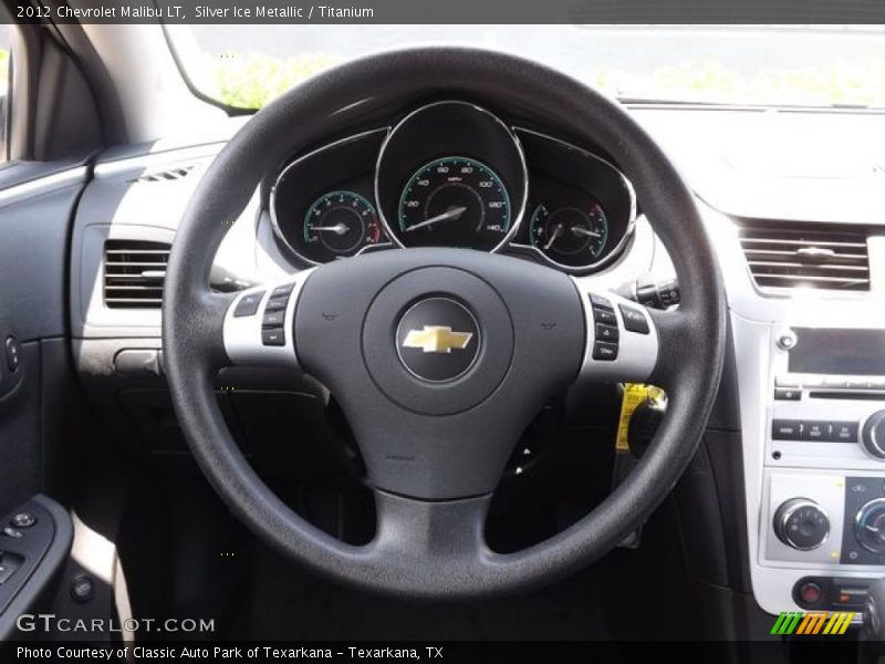 Silver Ice Metallic / Titanium 2012 Chevrolet Malibu LT