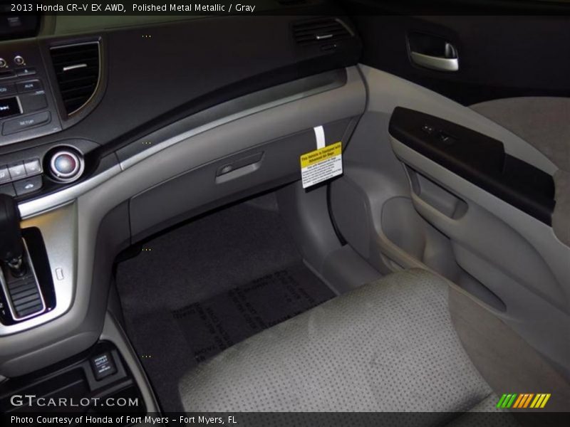 Polished Metal Metallic / Gray 2013 Honda CR-V EX AWD