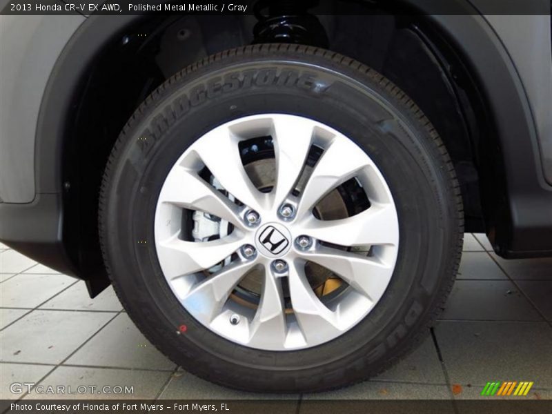 Polished Metal Metallic / Gray 2013 Honda CR-V EX AWD